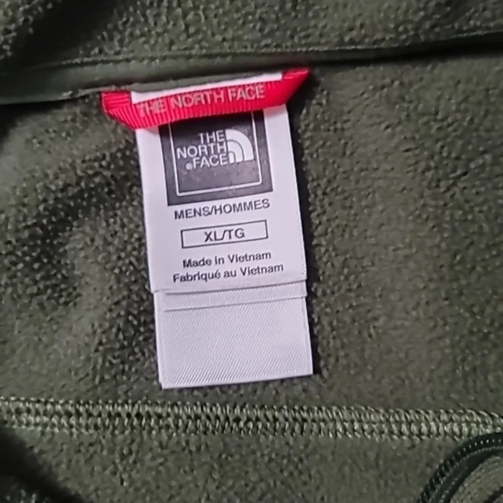 The North Face Vapor Wick Hunter Green Full Zip Fleece Jacket Men's XL‎